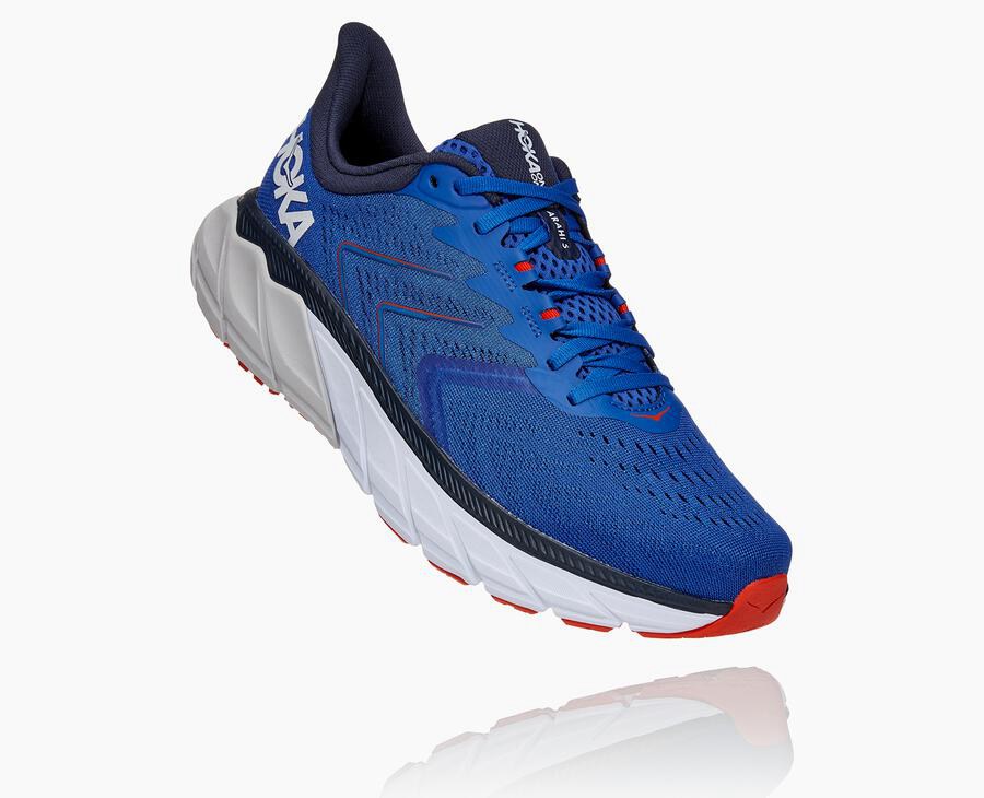 Hoka One One Arahi 5 Löparskor Herr - Blå - PEFYD-6071